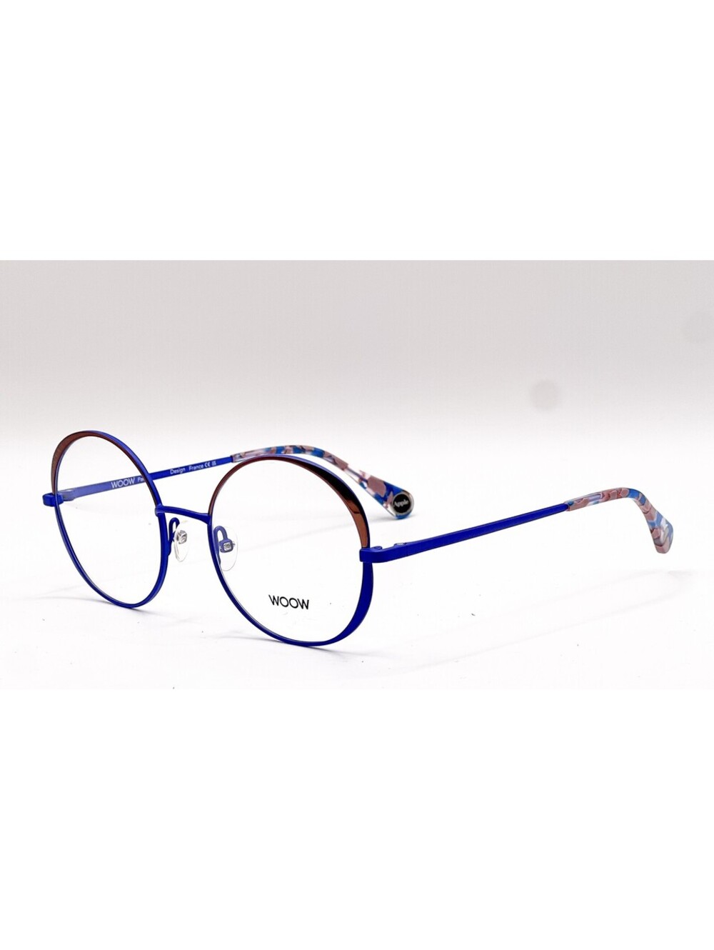 Woow Big Apple 1 0013 Shiny Dark Copper Round Eyeglass Frames 50-20-140
